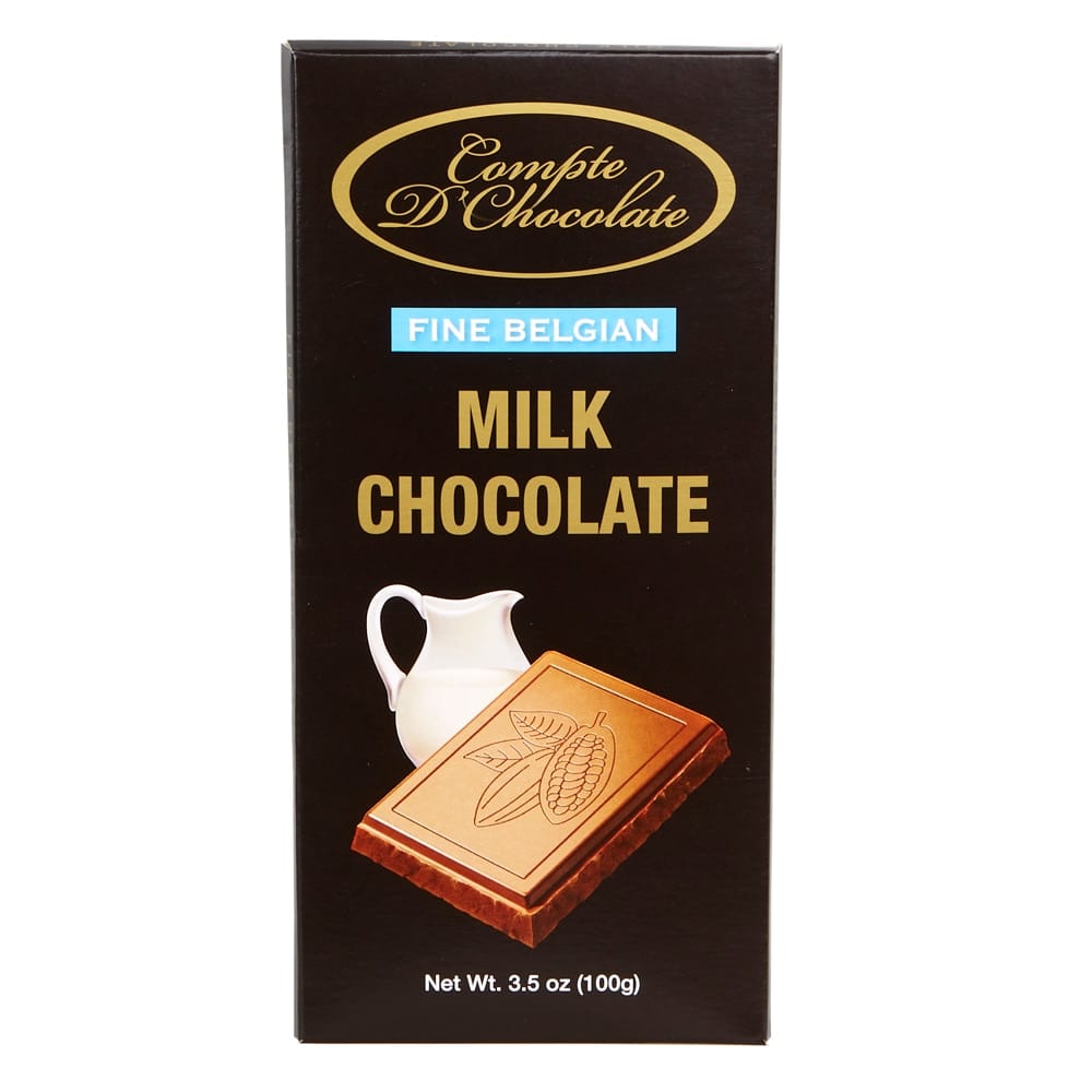 Fine Belgian Milk Chocolate, 3.5 oz