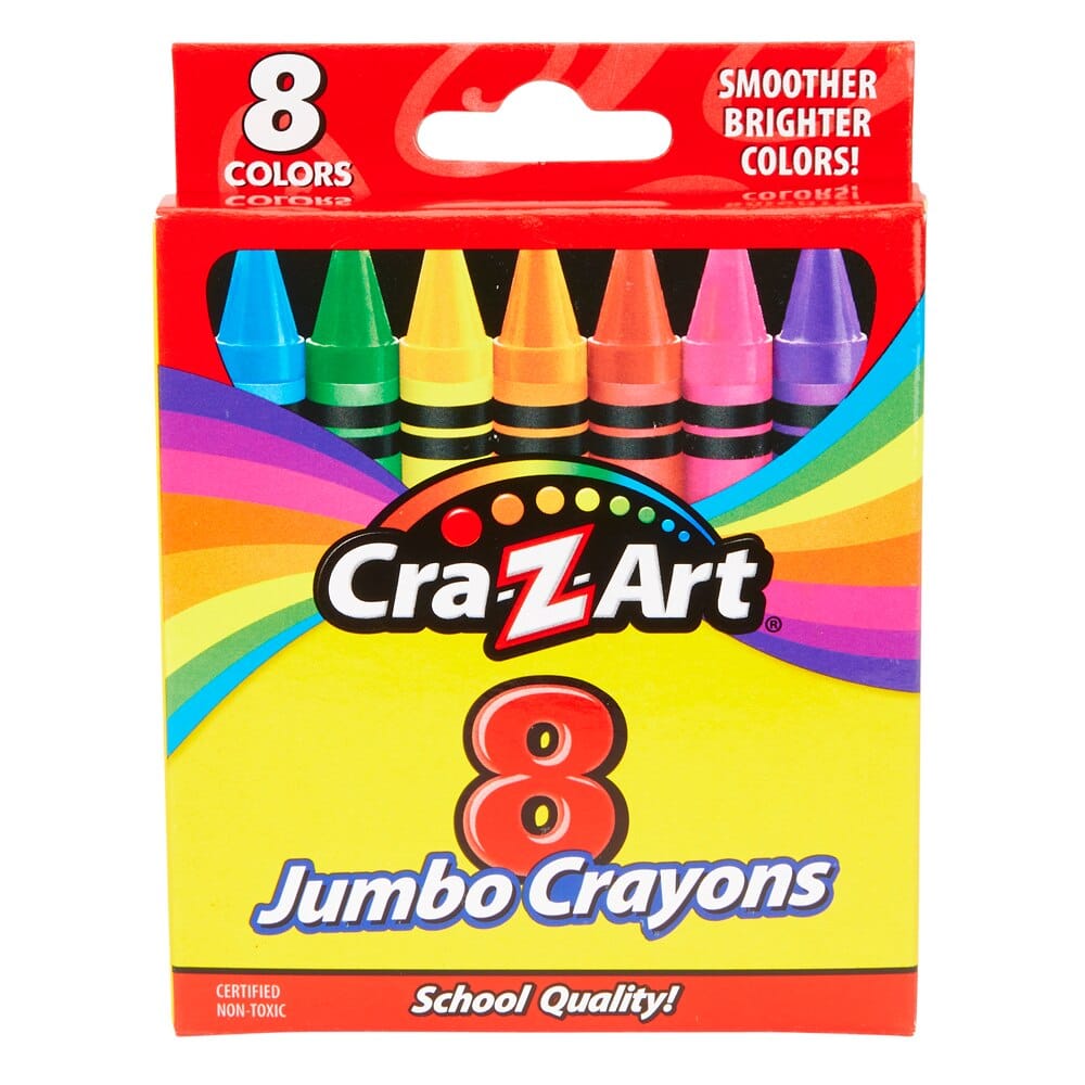 Cra-Z-Art Jumbo Crayons, 8 Piece