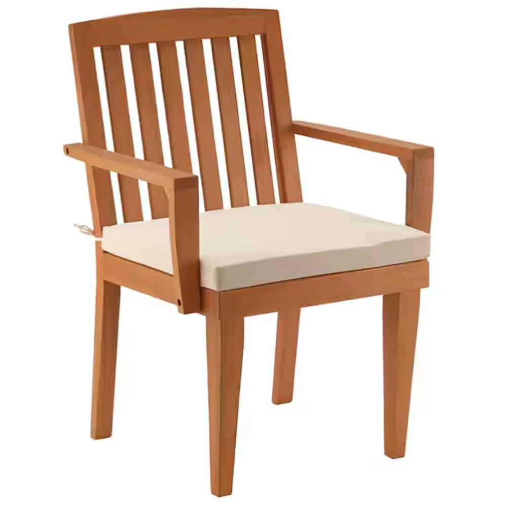 Eucalyptus Grandis Dining Armchair, Natural