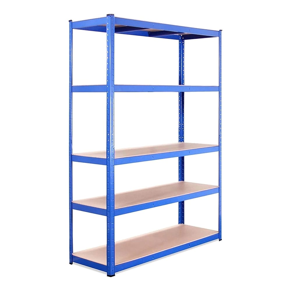 G-Rack 5-Tier Garage Shelving Unit, 47" x 18" x 71", Blue