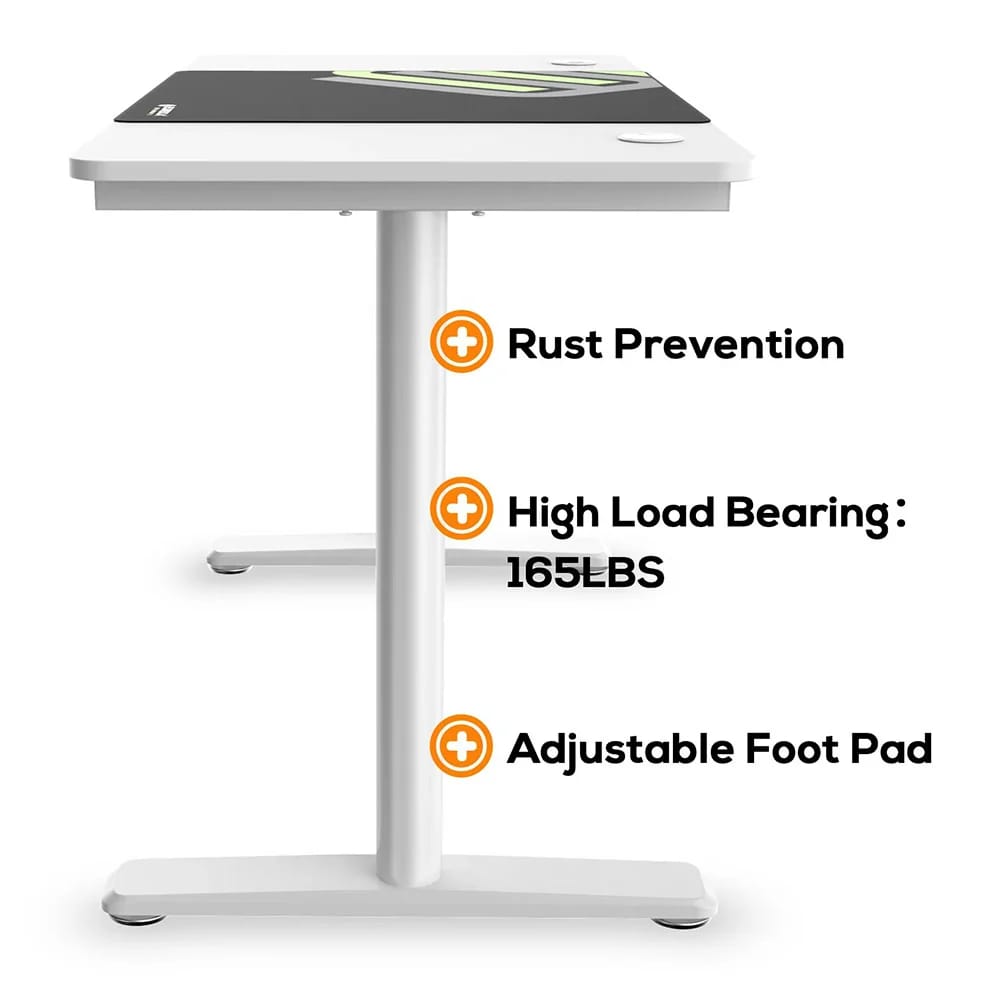 Eureka Ergonomic Office Desk, White