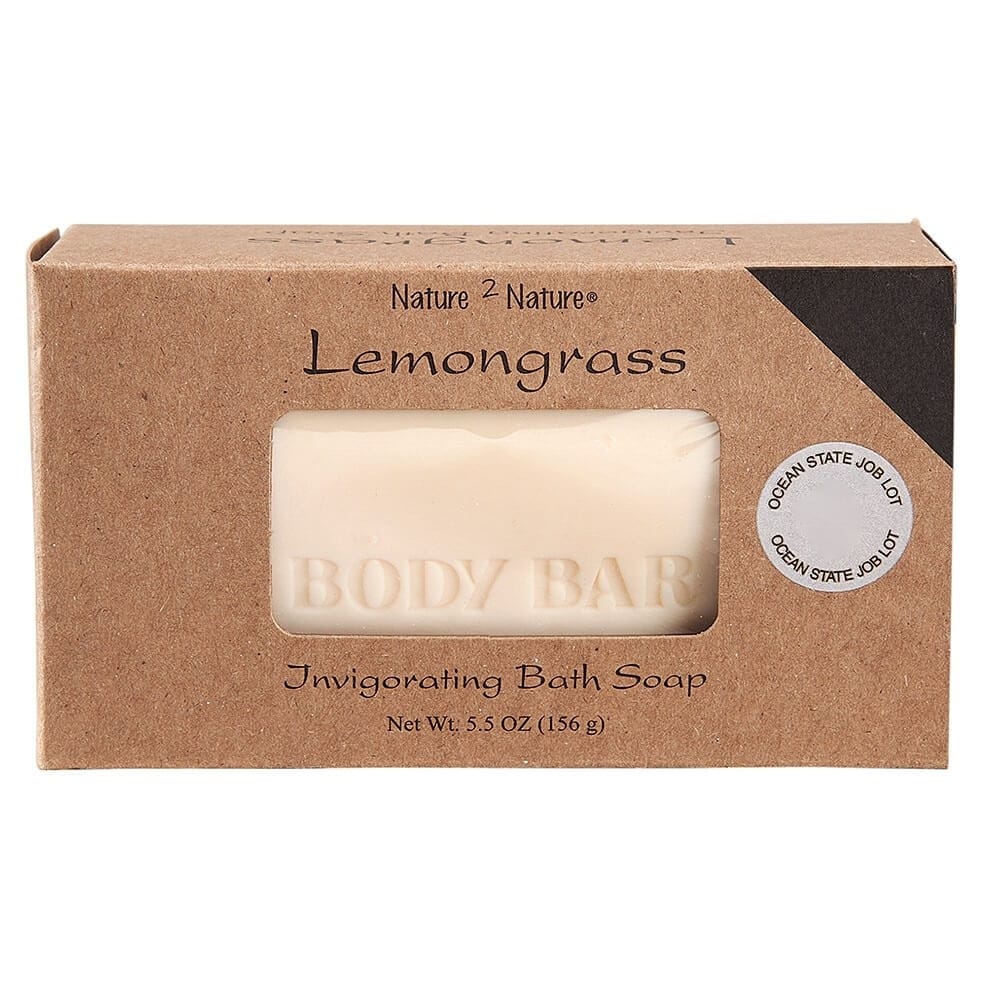 Nature 2 Nature Lemongrass Invigorating Bath Soap, 5.5 oz