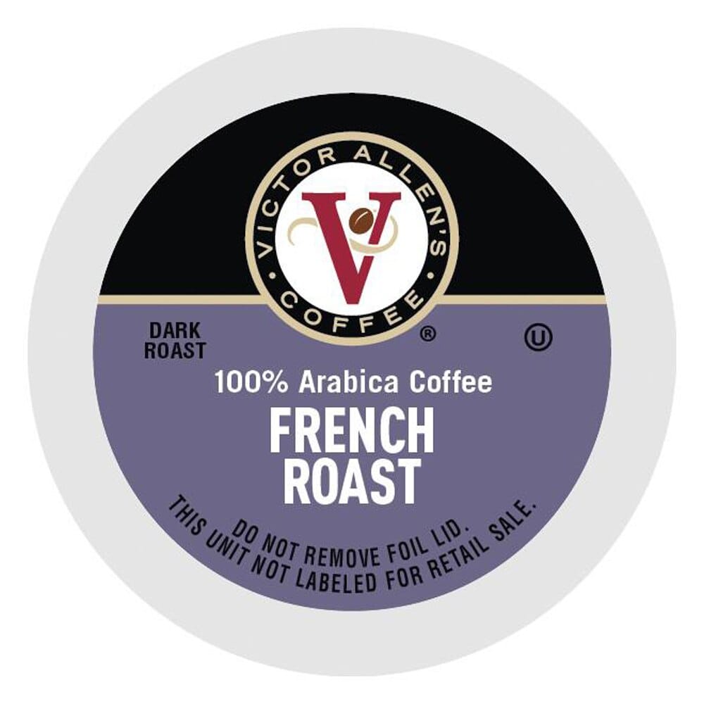 Victor Allen's French Dark Roast Coffee Cups, 80 Count