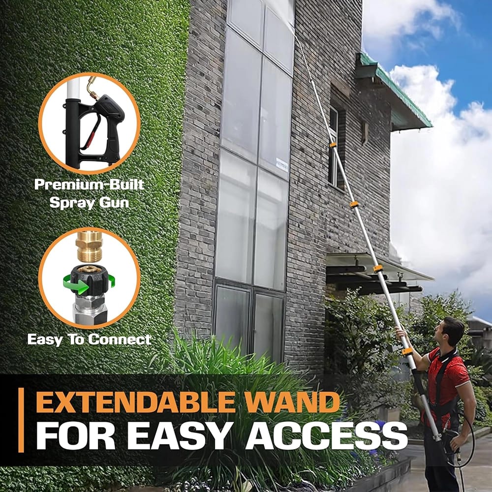 Edou 19' Telescoping Pressure Washer Wand