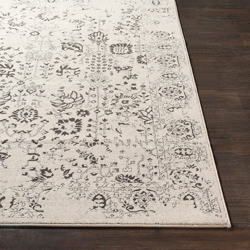 Surya Bahar 7'10" x 10'2" Area Rug, Ivory/Gray