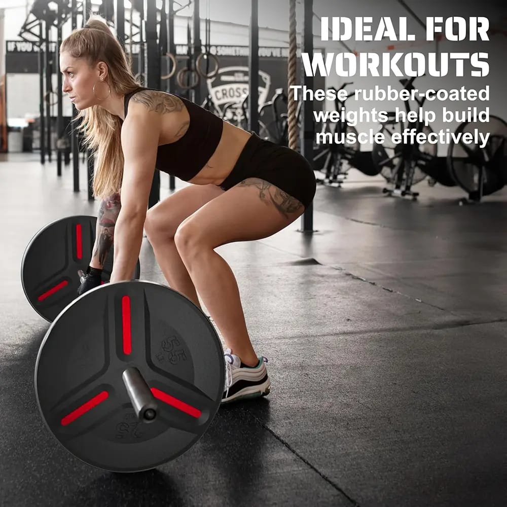 TRIBE WOD 55 lb. Cast Iron Plate Weight