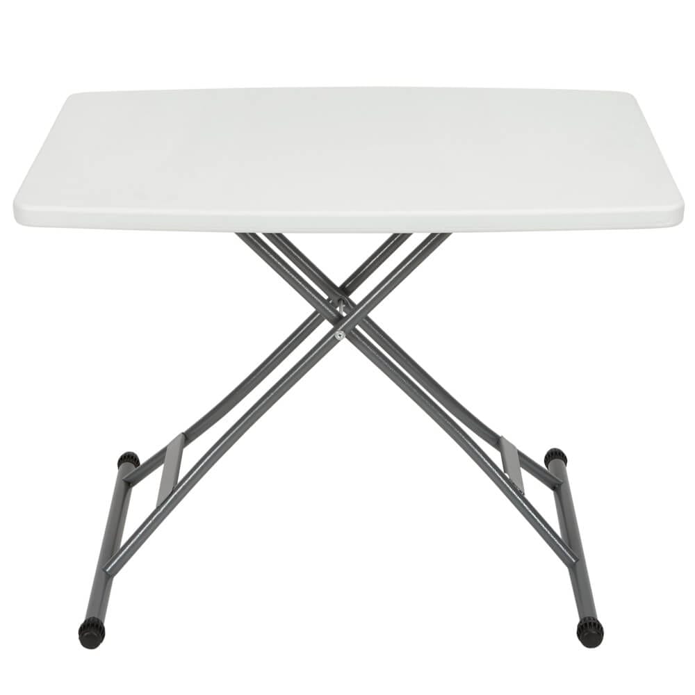 Enduro 72x30 Light Grey Plastic Rectangular Folding Table