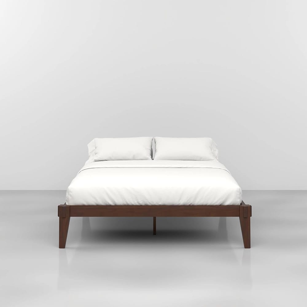 Bme Chalipa 14" Queen Bed Frame, Walnut