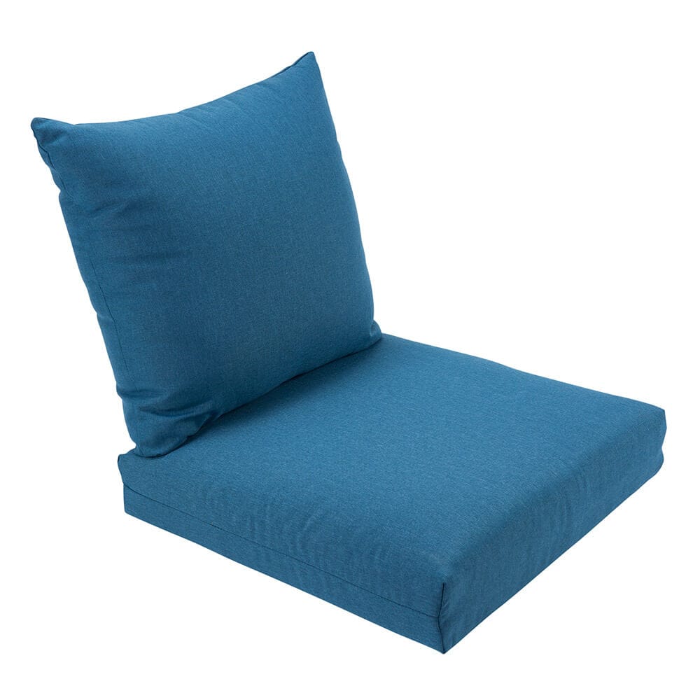 Deep Seat Outdoor Chair Cushion, Medium Blue