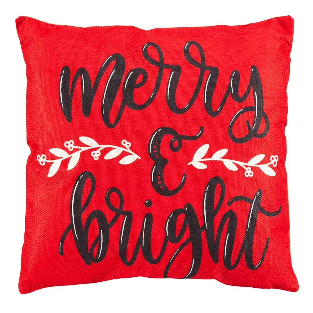 Assorted Christmas Pillow, 17" x 17"