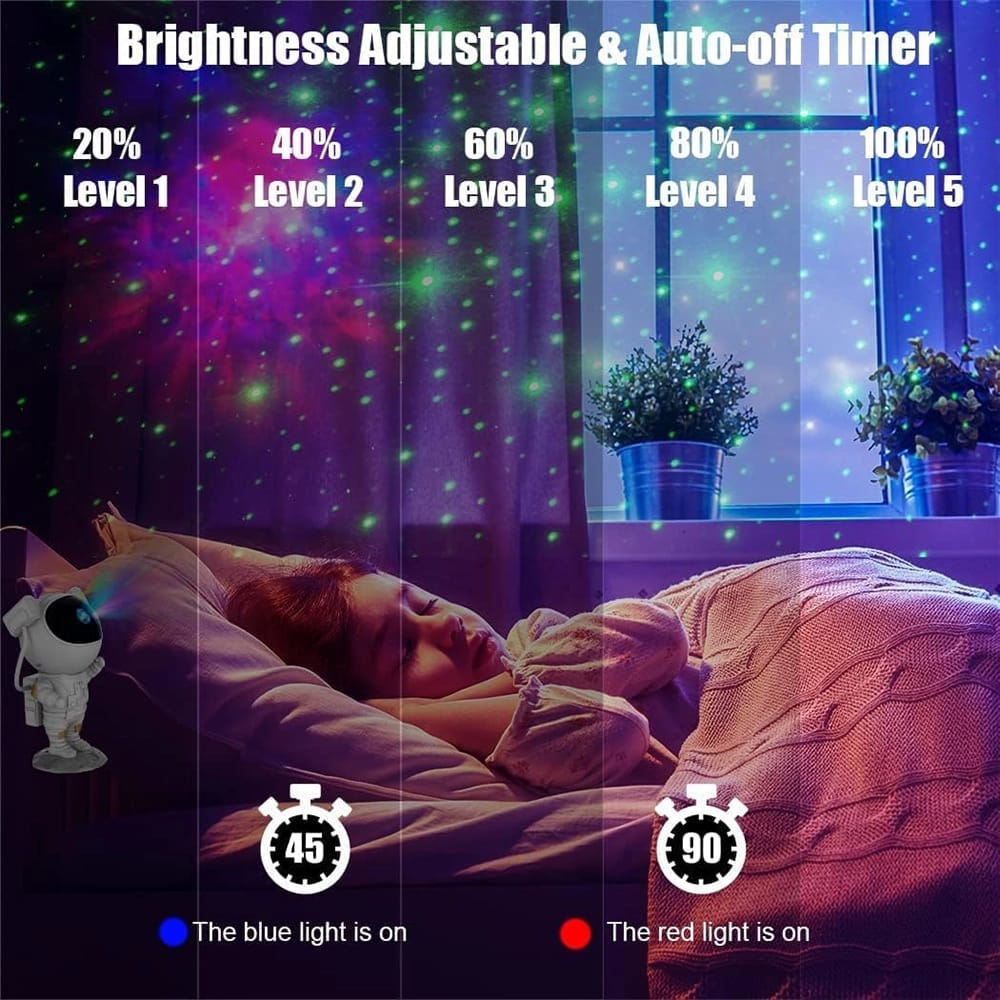 Astronaut 360°Adjustable Galaxy Projector