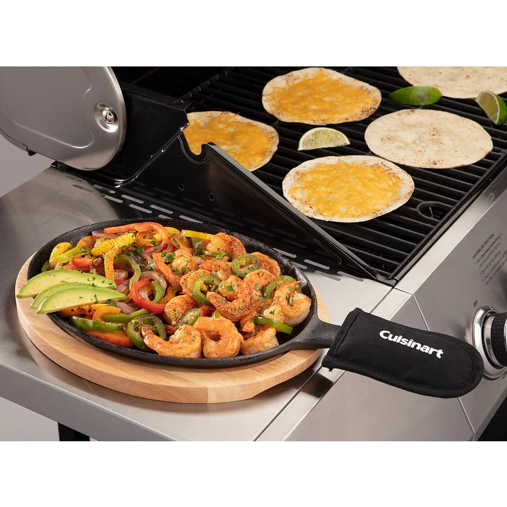Cuisinart Cast Iron Fajita Skillet Set