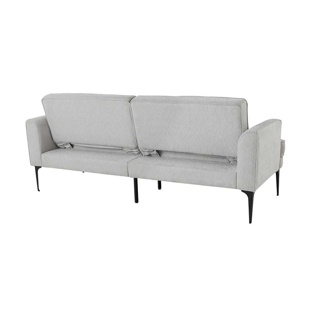Serta Paulie Convertible Sofa with Sleeper, Full, Light Gray