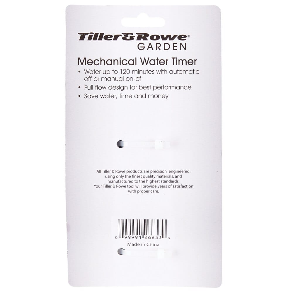 Tiller & Rowe Mechanical Water Timer