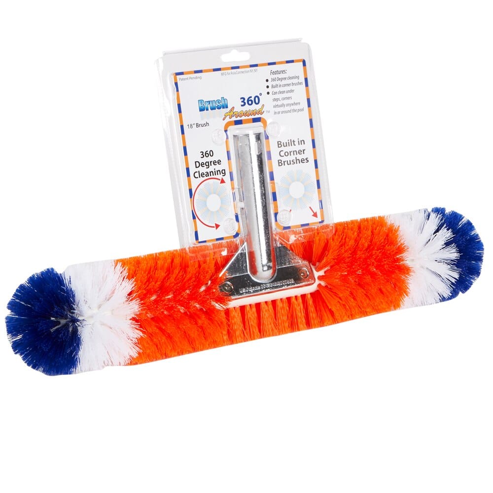 Brush Around 360° Pool Brush, 18"