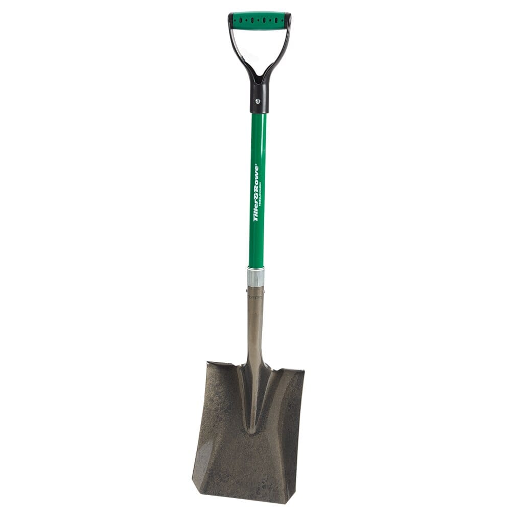 Tiller & Rowe Fiberglass Handle Square Point Shovel