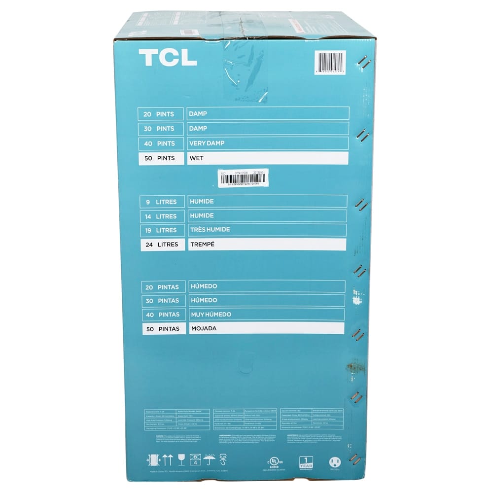 TCL 50 Pint Dehumidifier