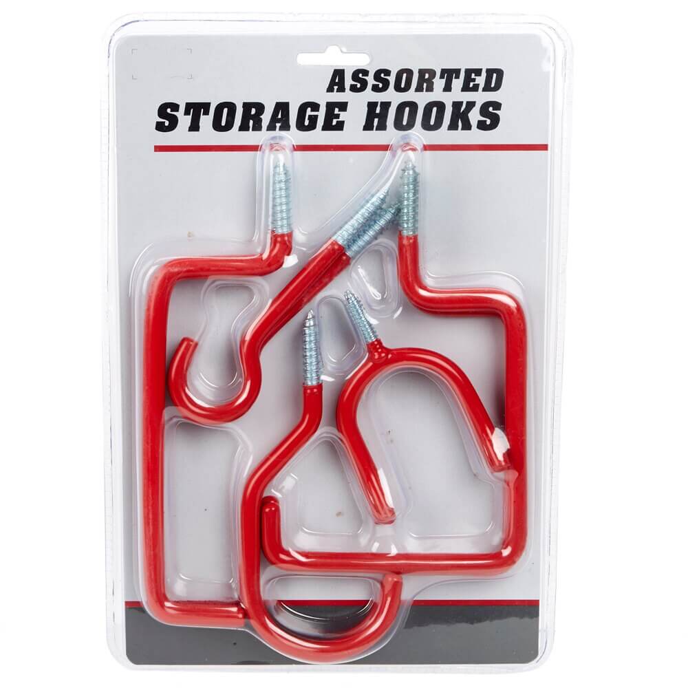 Assorted Storage Hooks, 10 Piece