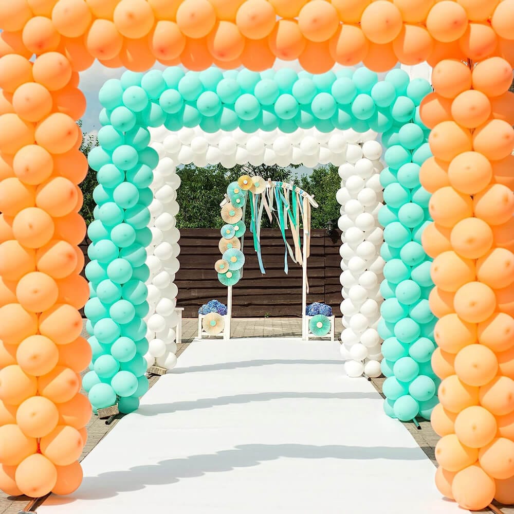 Prextex Balloon Column & Arch Kit with 19 Poles & 16 Connectors