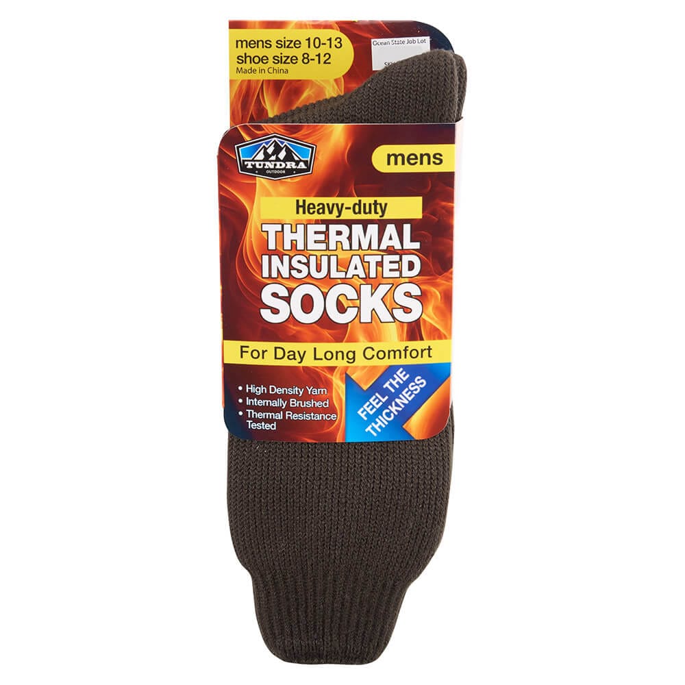 Tundra Outdoor Heavy-Duty Men's Thermal Insulated Socks