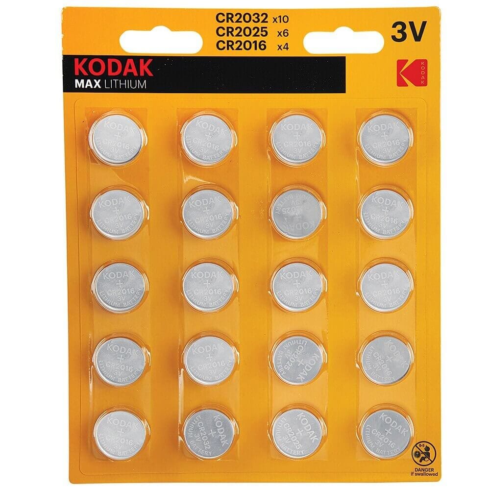 Kodak Max Lithium Assorted Batteries, 3V