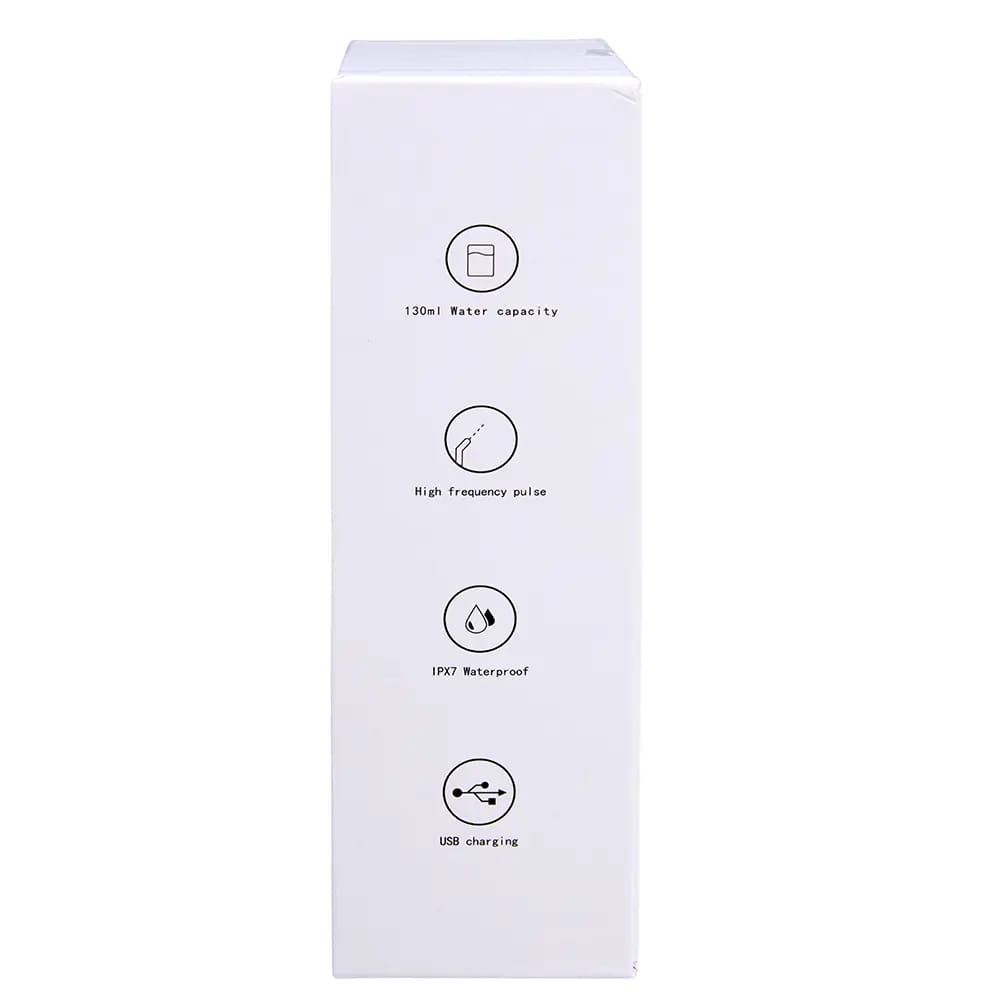Rooman Portable Dental Water Flosser, Blue, 130 ml