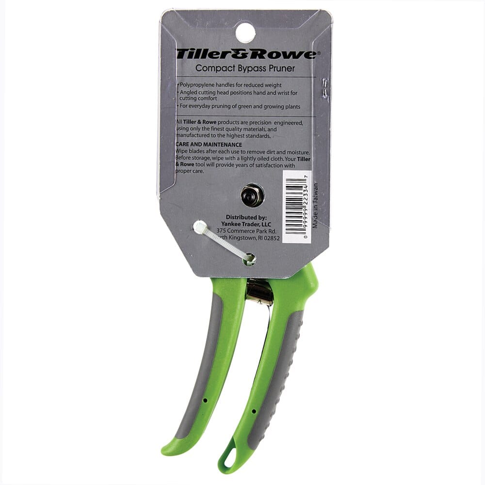 Tiller & Rowe Compact Bypass Pruner, 7"