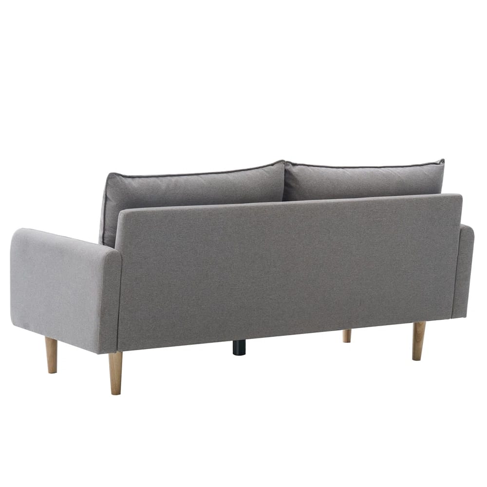 Zinus Upholstered Mid-Century Modern Sofa, Gray