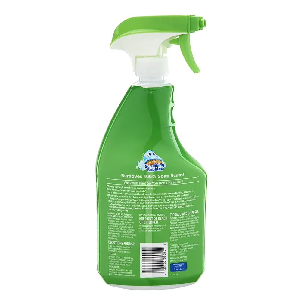 Scrubbing Bubbles Disinfectant Bathroom Grime Fighter Spray, 32 oz