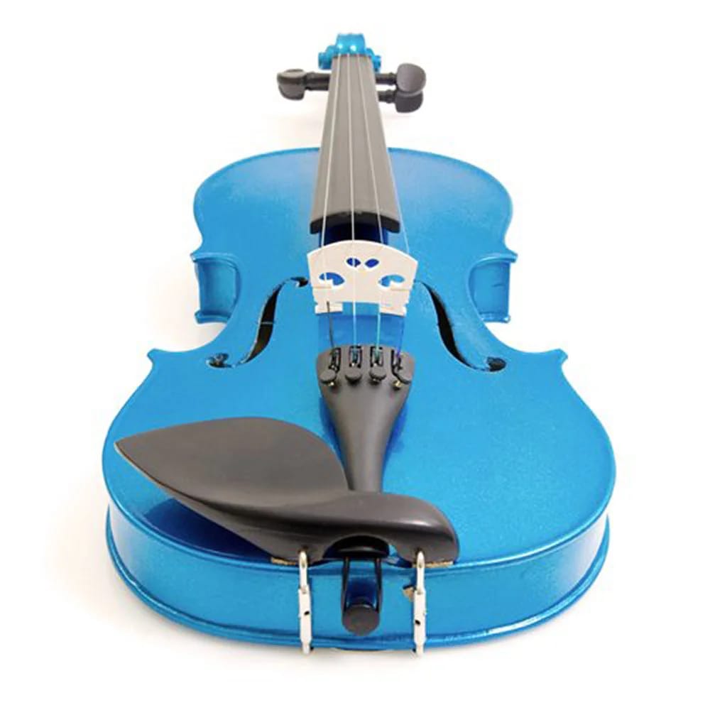 Mendini 16" Solid Wood Viola, Blue