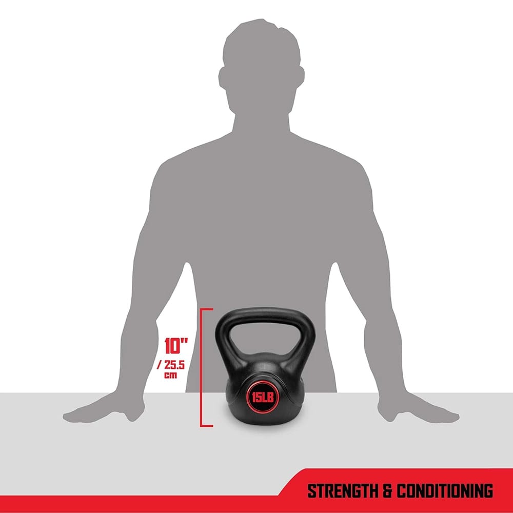 RBX Cement Kettlebell, 15 lbs