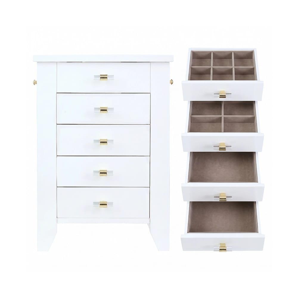 Hives & Honey Chelsea Jewelry Chest, White