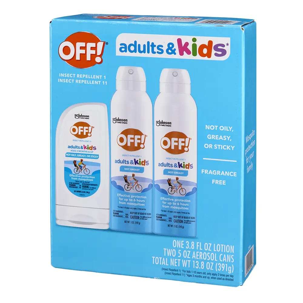 OFF Adult & Kids Insect Repellent, 3 pk