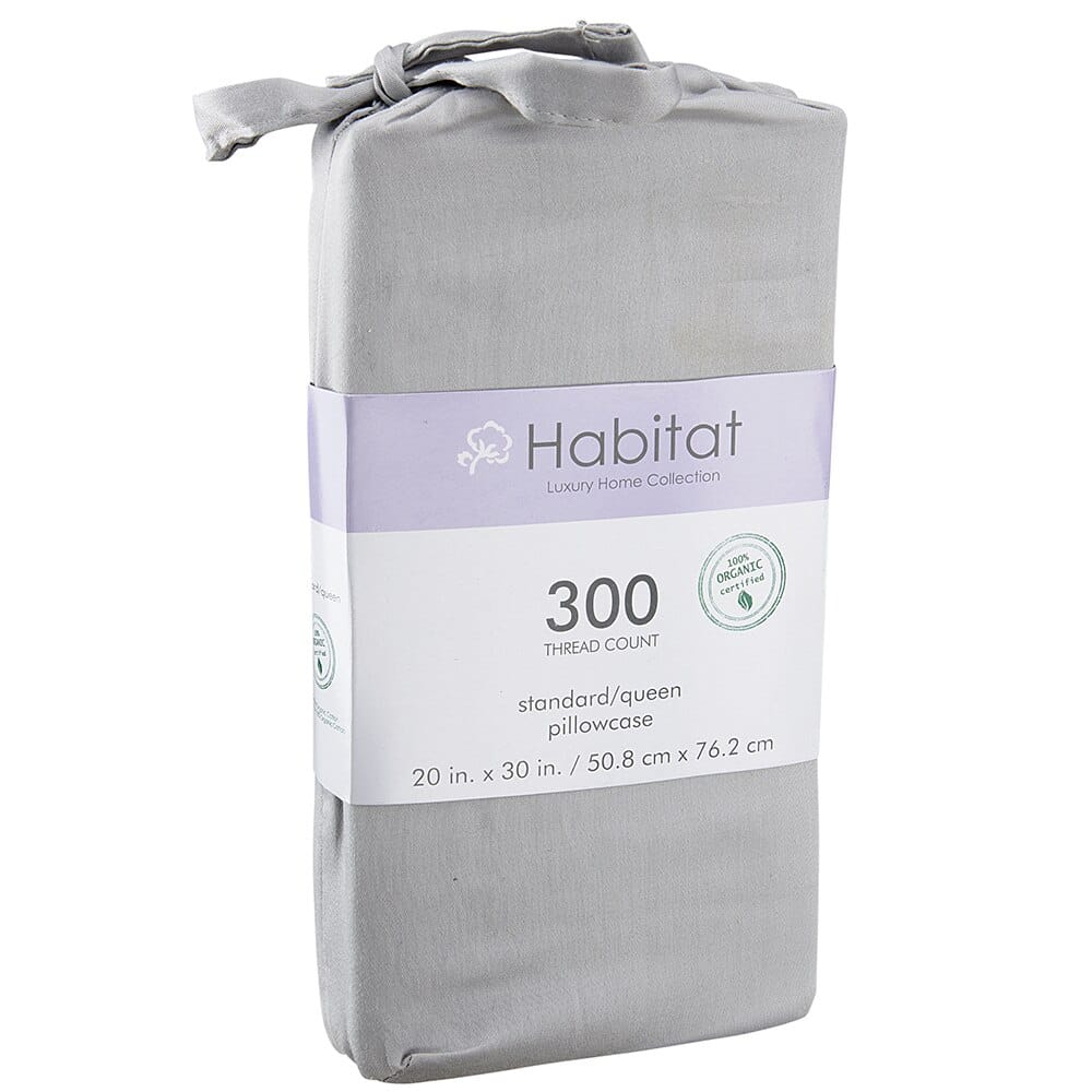 Habitat Luxury Home Collection 100 Organic 300 Thread Count Standard