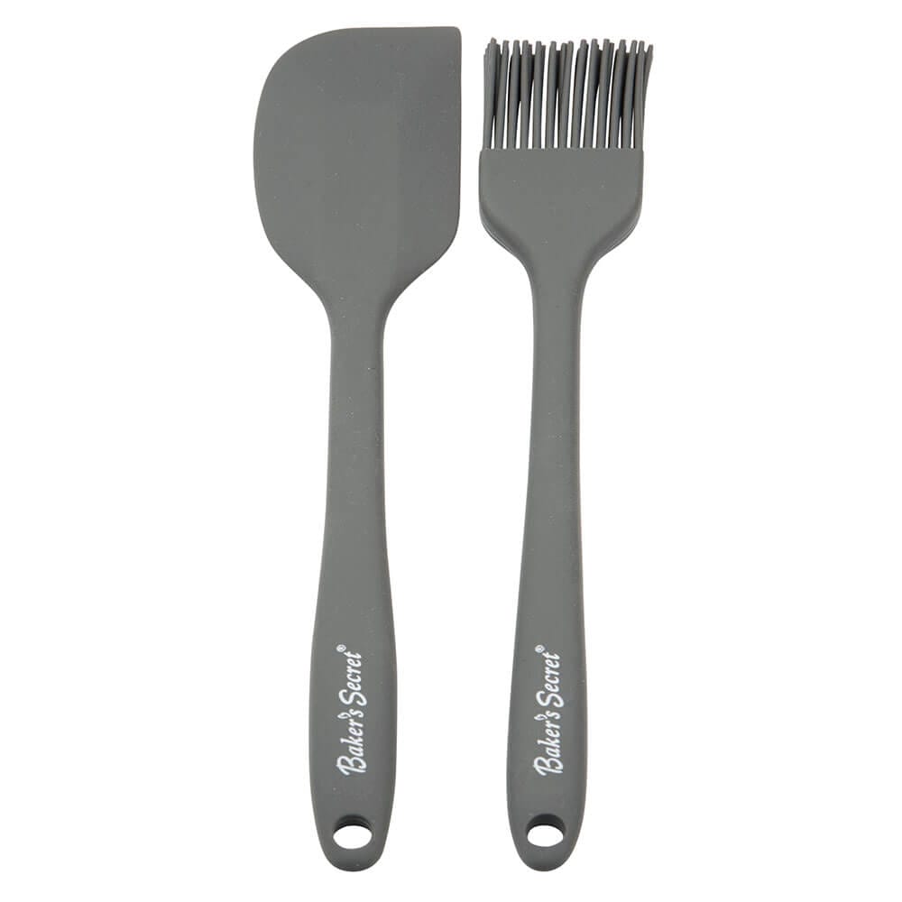 Baker's Secret Silicone Brush & Scraper Set