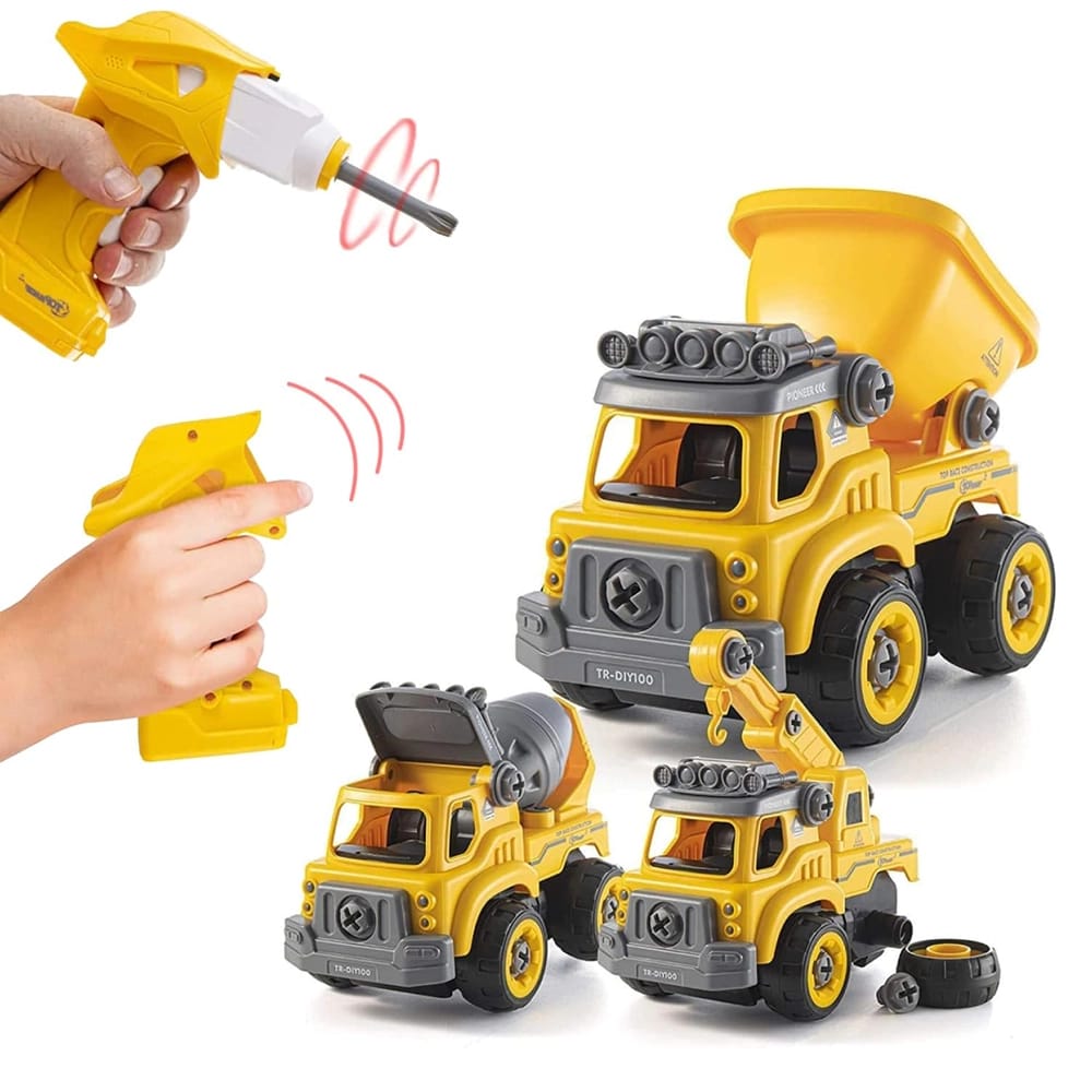 Top Race 3 in 1 RC DIY Construction Truck Set