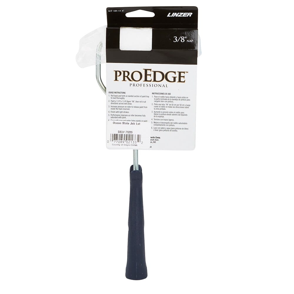 Linzer Pro Edge Professional Woven Roller with Frame, 4"