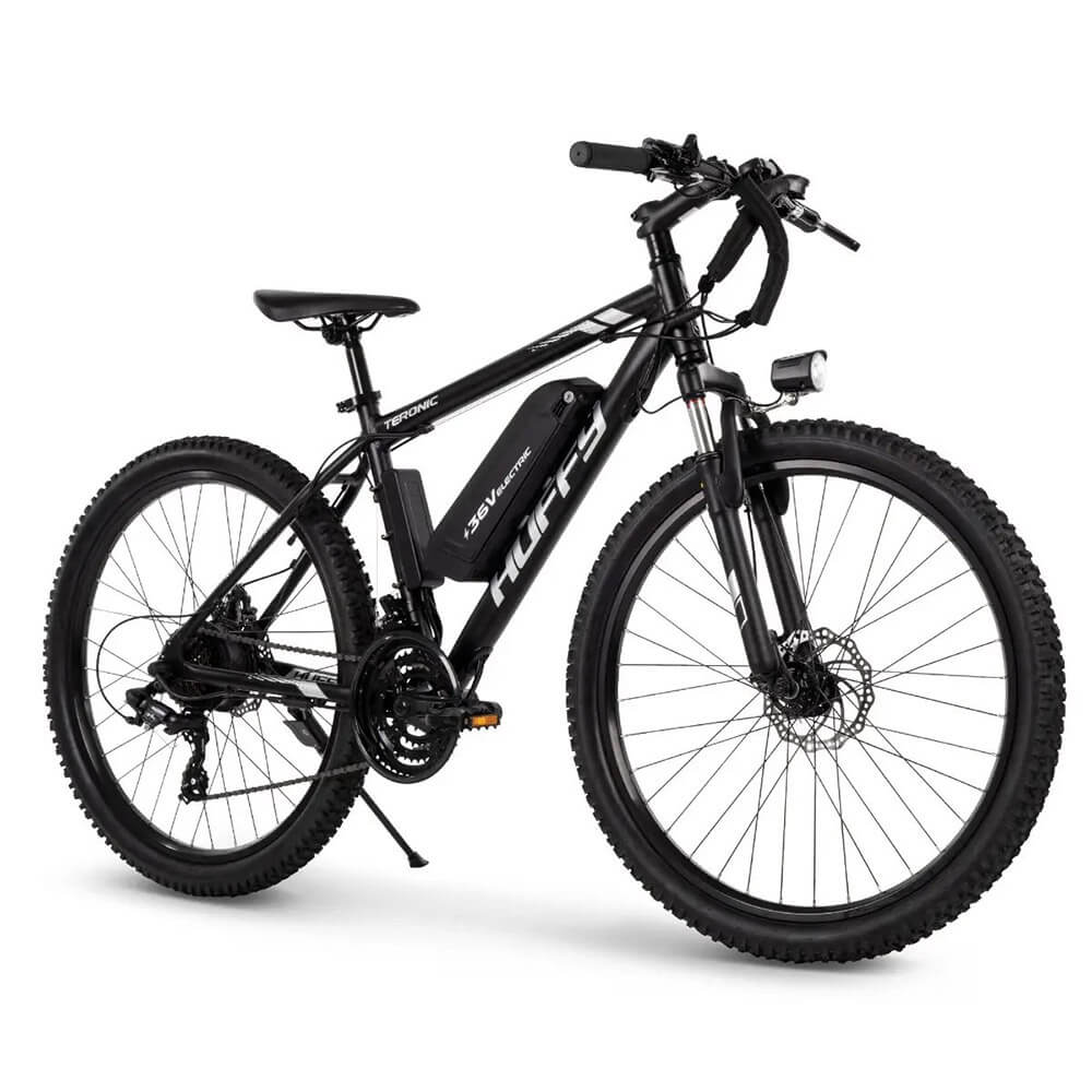 Huffy Teronic Men's Electric Mountain Bike, Black