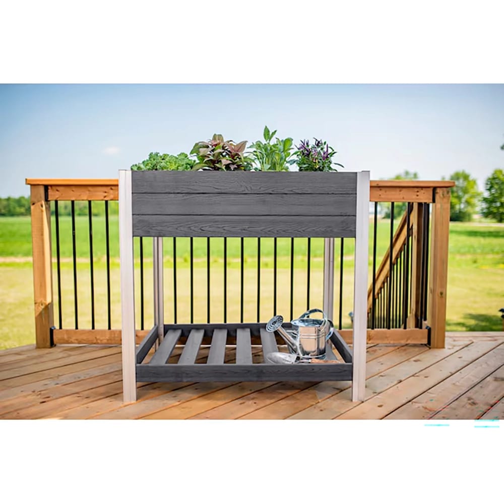 Vita Urbana 41.5" Vinyl Veg Farm, Gray