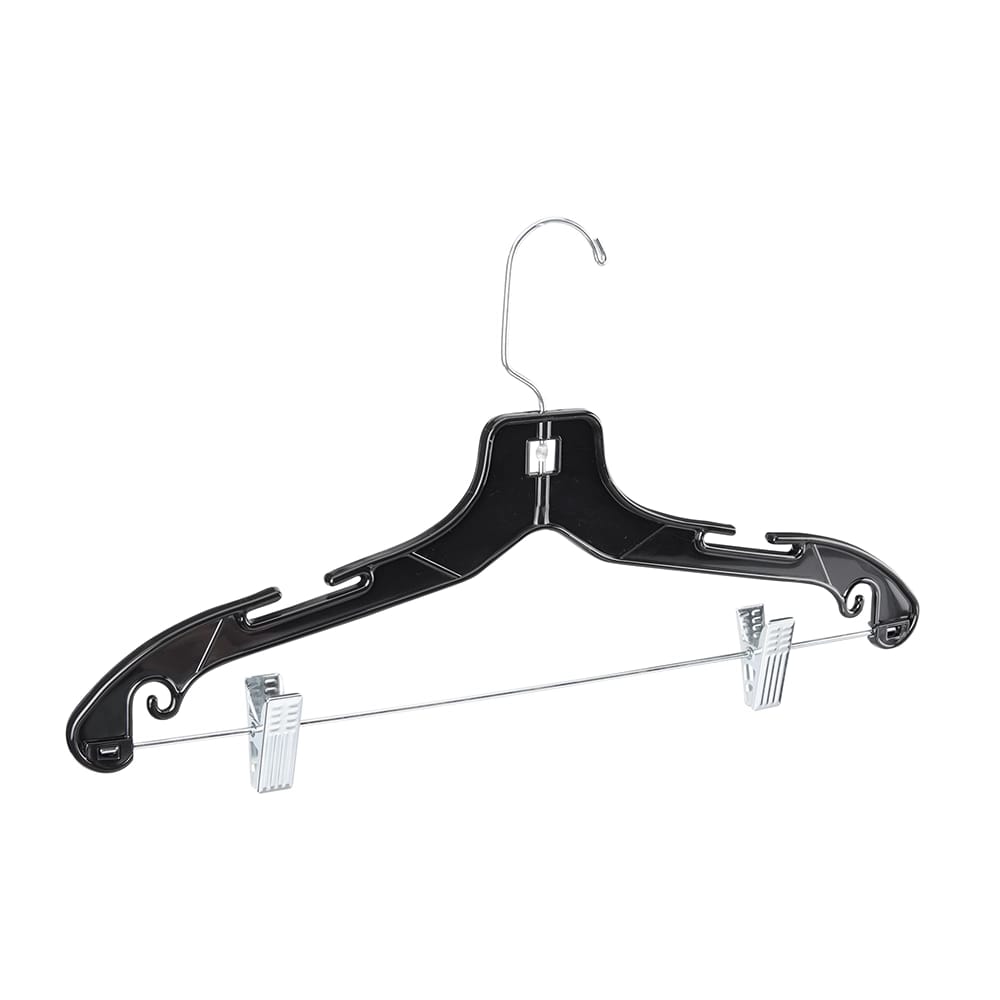 17" Combination Hanger, Black, 100 Pack