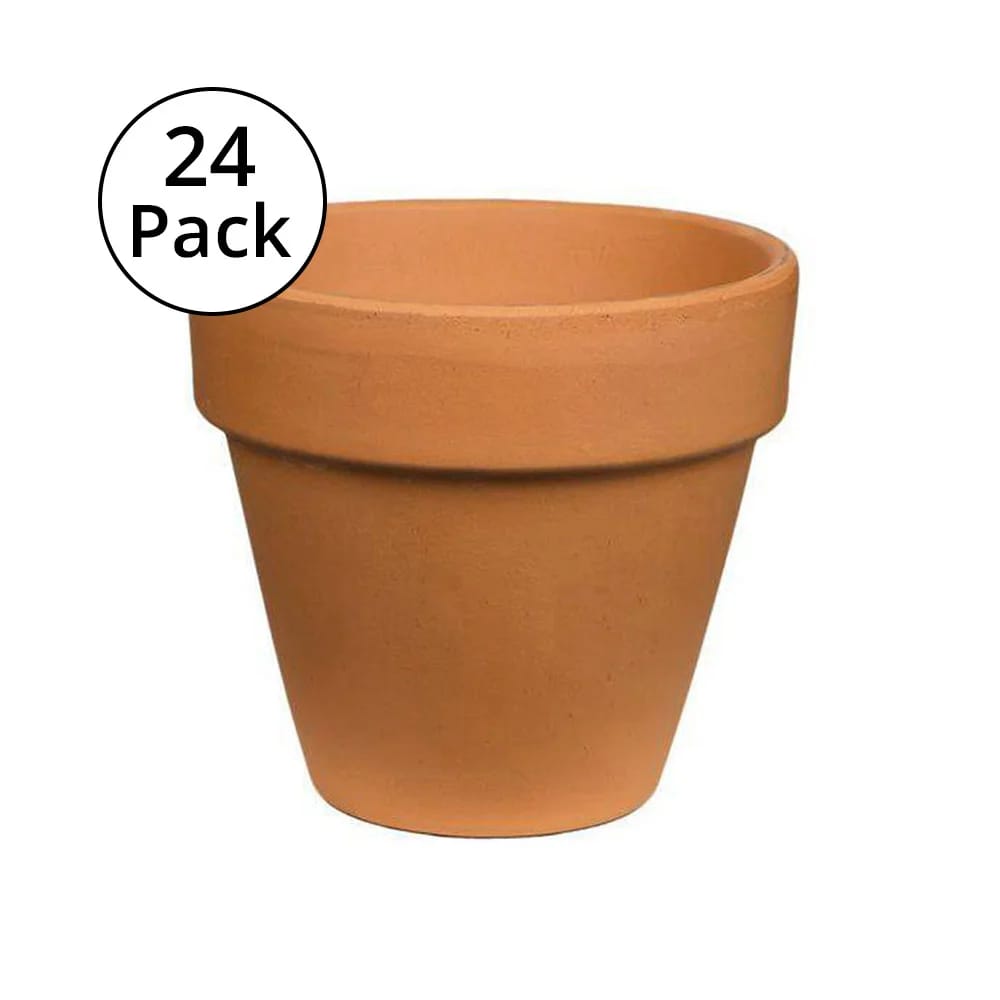 Pennington Small Terra Cotta Clay Pot, 24 Pack