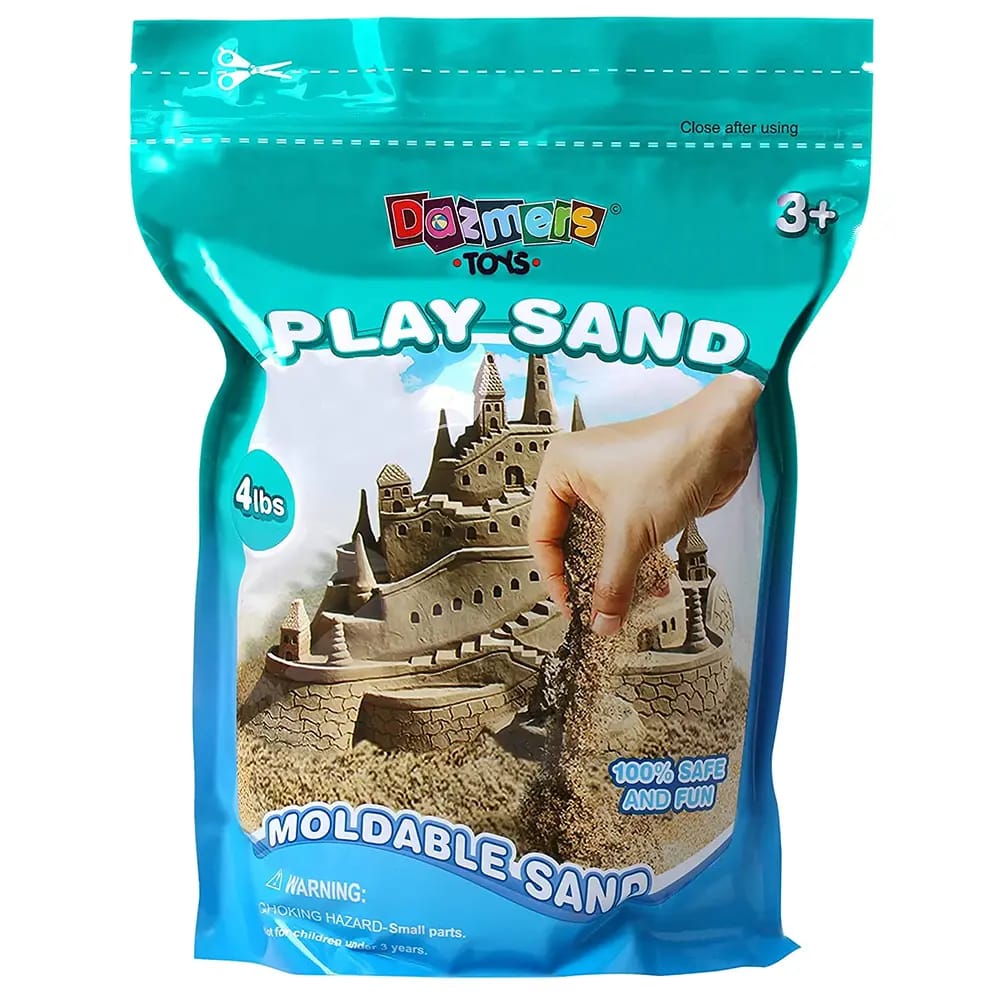 Dazmers Moldable Play Sand, 4 lb