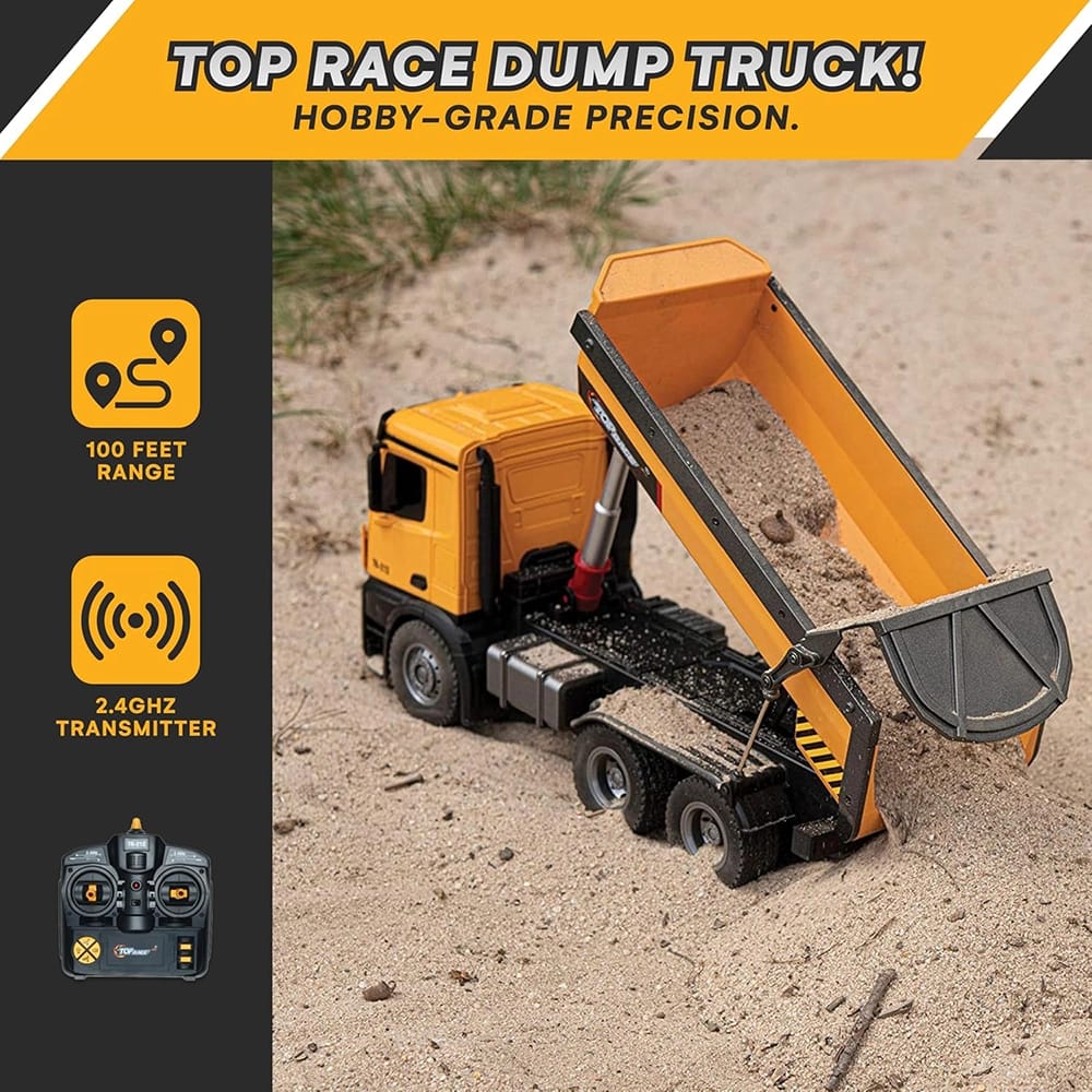 Top Race Remote Control Dump Truck