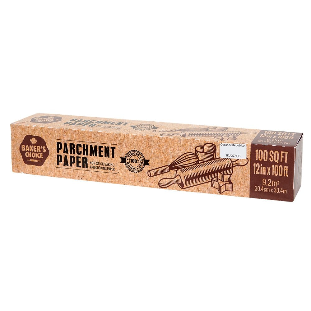 Baker's Choice Parchment Paper, 100 Sq ft