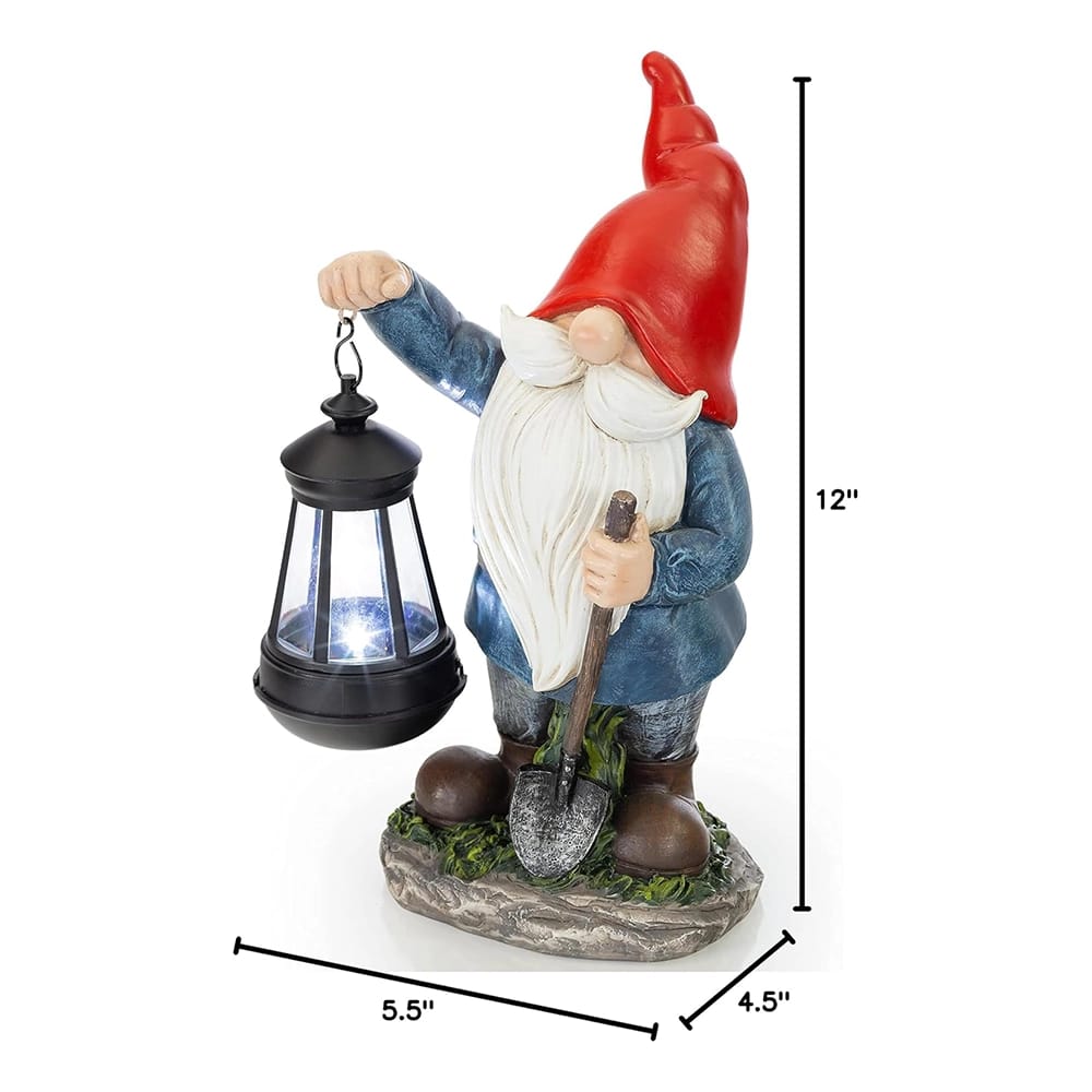 VP Home Garden Gnome with Lantern