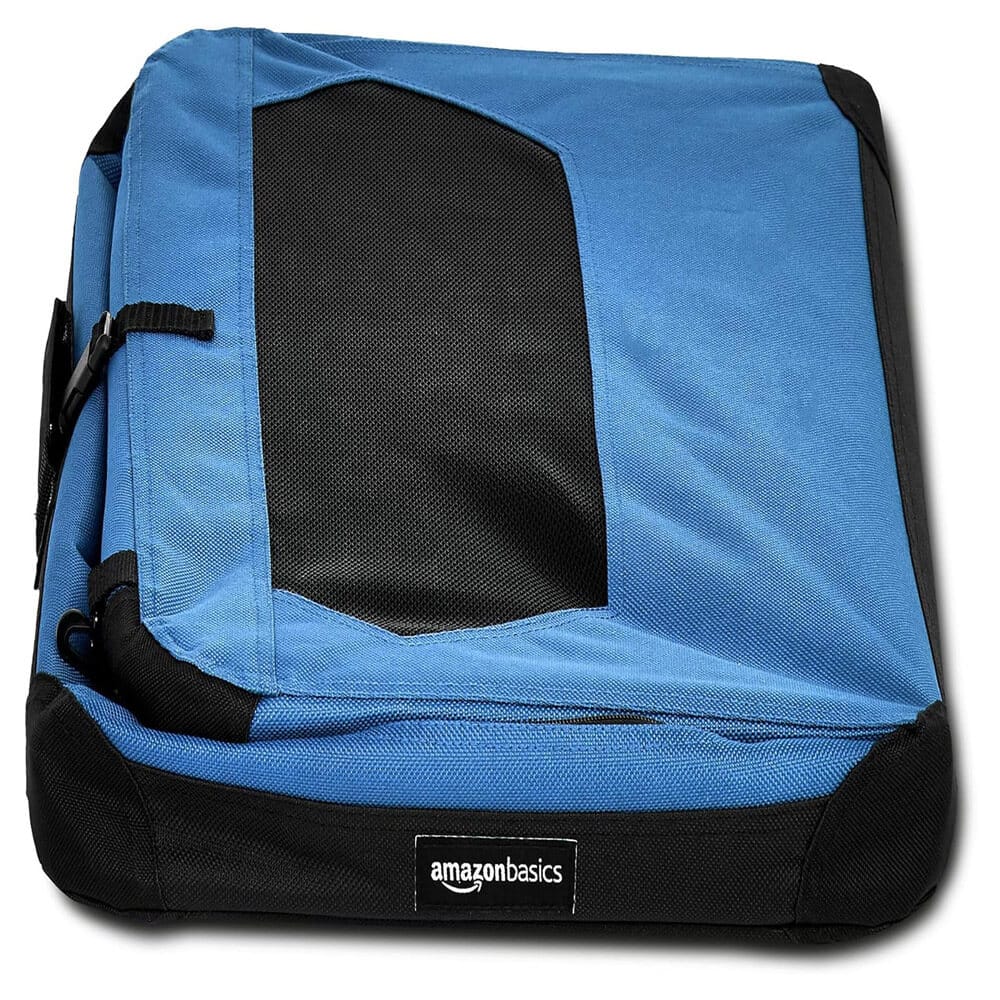 Foldable Soft-Sided Pet Carrier, 21" x 15" x 15", Blue