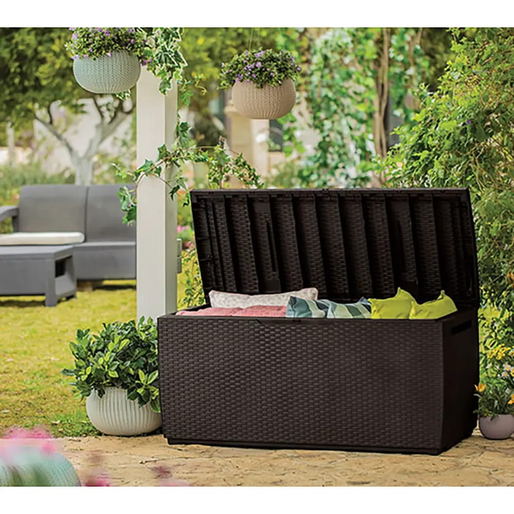 Keter Capri 80-Gallon Deck Box, Brown