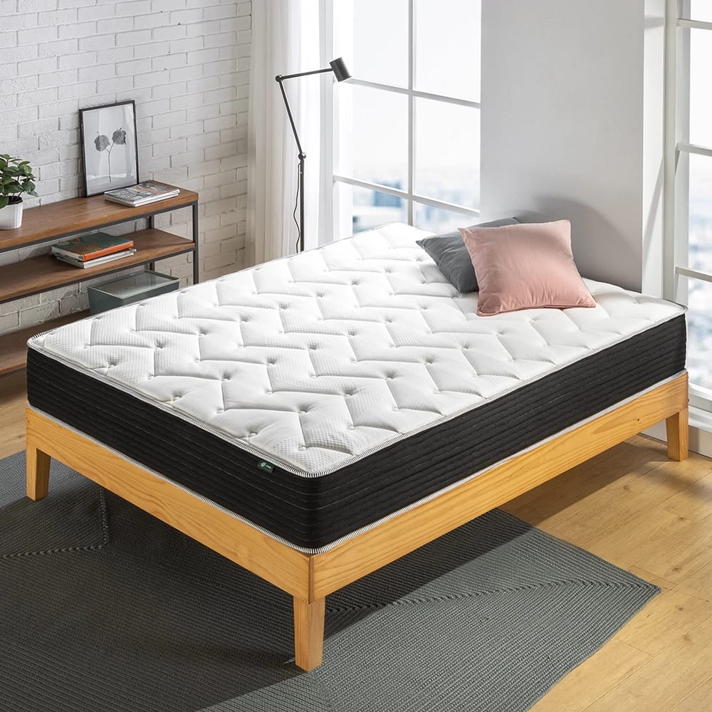 Zinus 10" Comfort Spa Sensations Classic Pocket Spring Hybrid Mattress, King