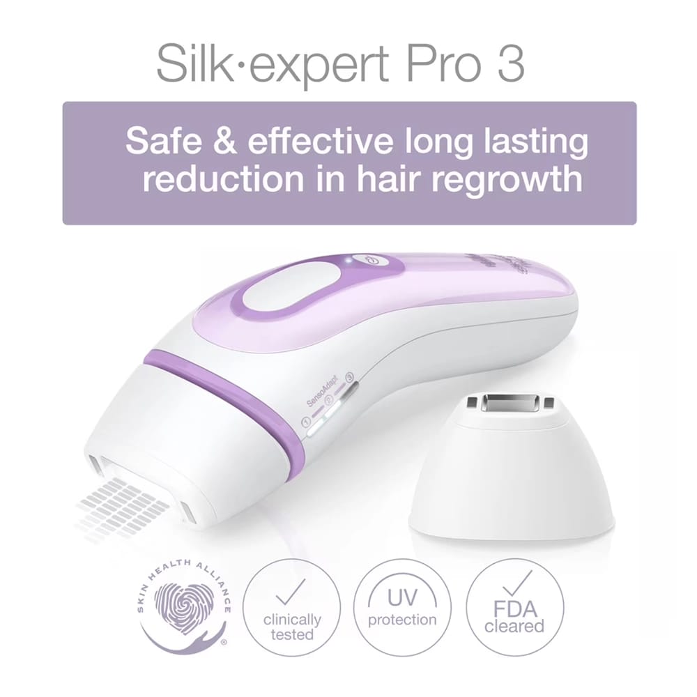 Braun Silk Expert Pro3 IPL Hair Removal System for Women