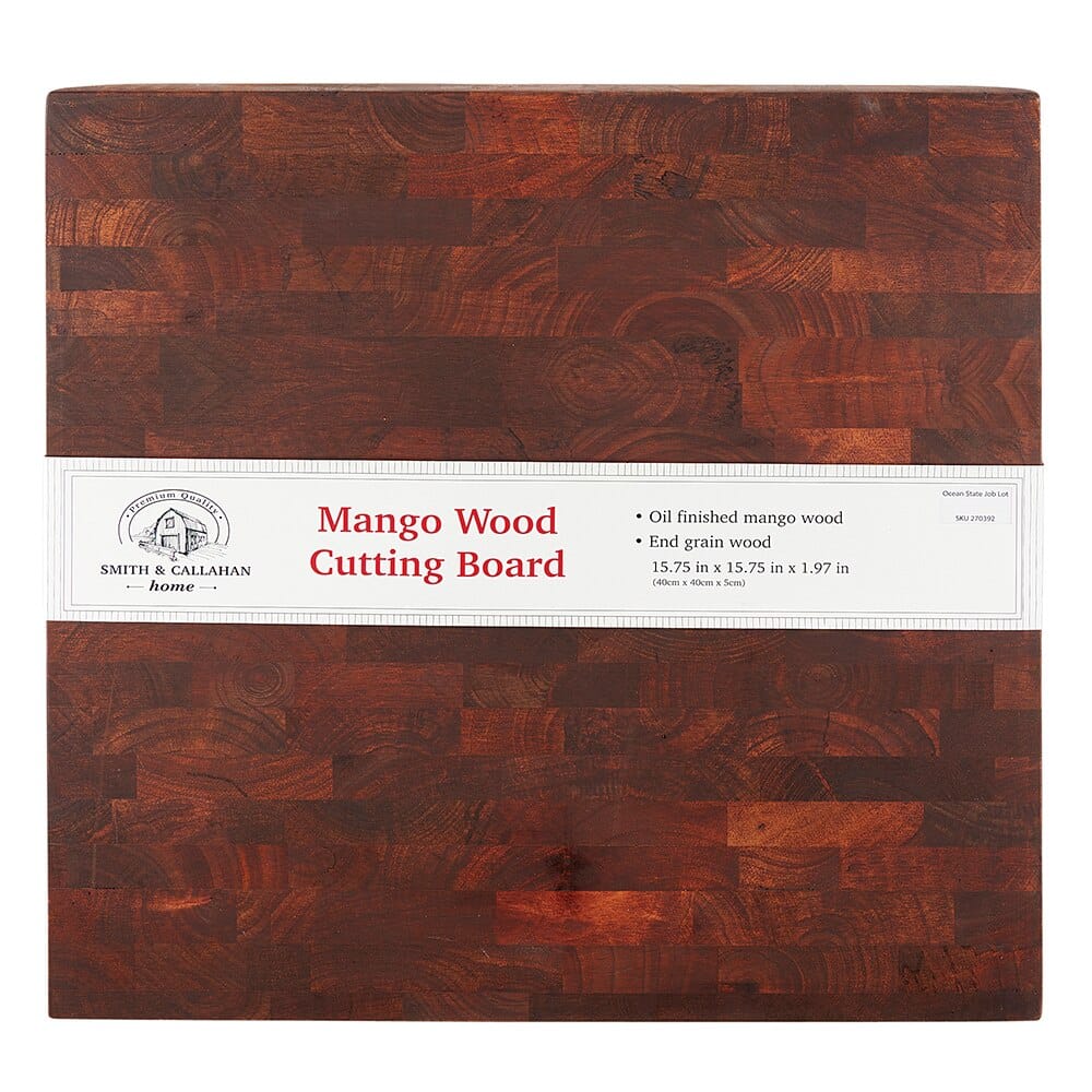 Smith & Callahan Oiled Mango Wood Cutting Board